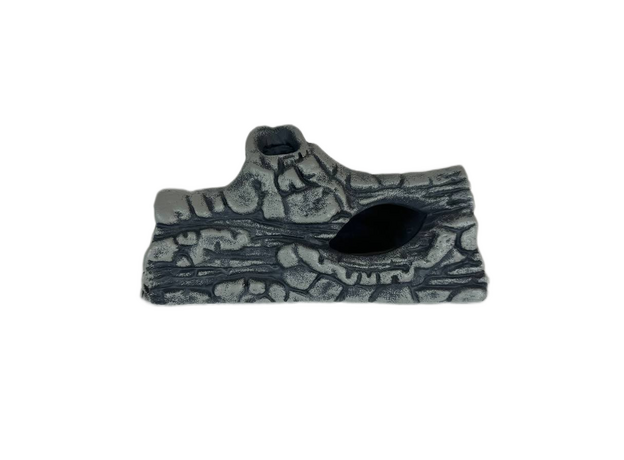 Декорация Полено серое, 12х6х5