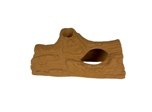 Декорация Полено терракотовое, 12х6х5 Декорация Полено терракотовое, 12х6х5