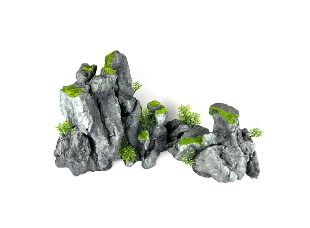 ArtUniq Steep Gray Cliffs Set 2L - Декоративный набор из пластика "Серые скалы" из 2х частей 47x18,7x24,8 см