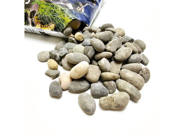 Грунт для аквариума NOVAMARK HARDSCAPING Галька морская темная 10-20 мм (Relict Dark), 2 л (3,2кг)