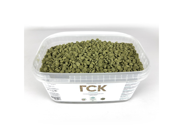 Корм ГСК AQUAMENU PRO Фитотабс (W), 3.3л/1.85кг (ведро)