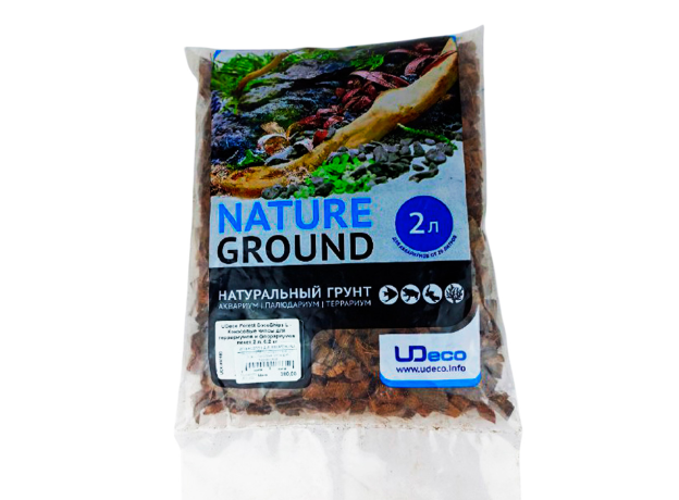 UDeco Forest CocoChips L пакет 2л/0,2кг - Кокосовые чипсы для террариумов