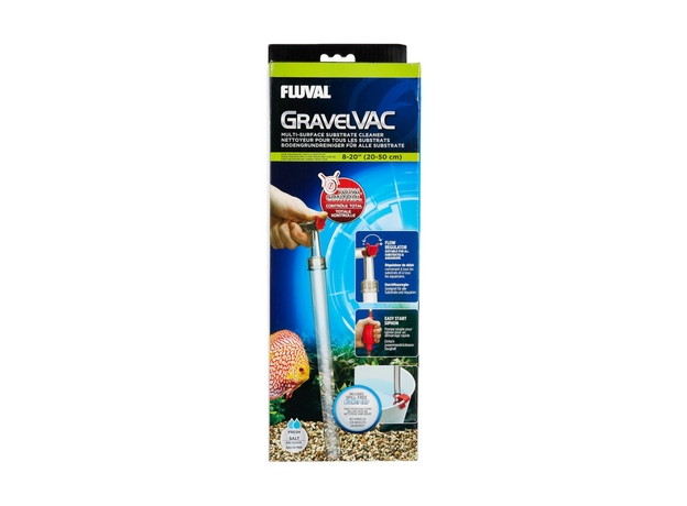 Сифон Fluval для чистки грунта GravelVAC Multi-Substrate Cleaner (S/M), высота 20/50.8 см