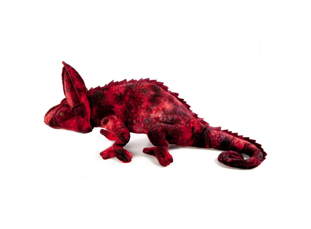 Exoprima Игрушка мягкая "Хамелеон", чёрно-красный, 110 см