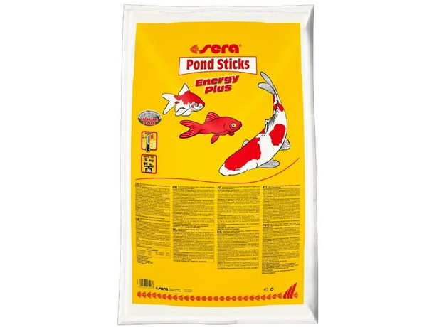 Корм Sera Koi Sticks Energy Plus, 40 л, 5 кг, для кои и прудовых рыб