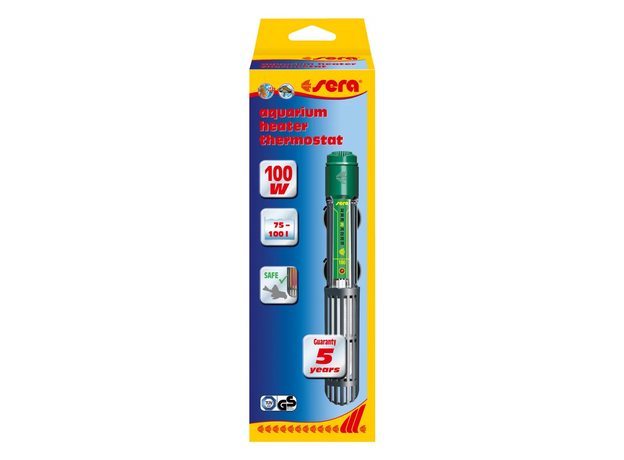 SERA, Нагреватель для аквариумов до 70-100 л "Precision", 100w, S8720