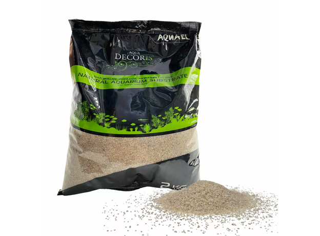 Грунт кварцевый песок AQUAEL AQUA DECORIS QUARTZ SAND 0,4-1,2 мм 2 кг