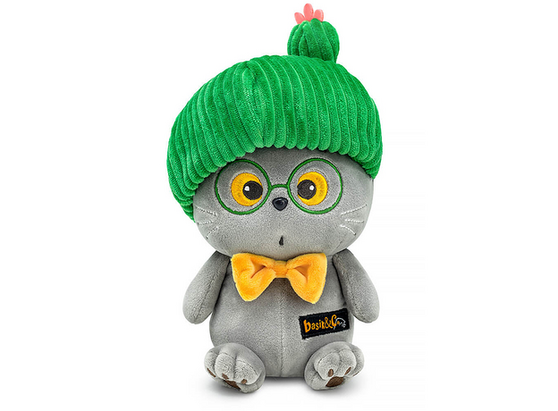 Мягкая игрушка Кот Басик Ботаник