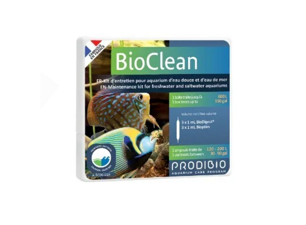 Набор добавок Prodibio Bioclean Fresh&Salt, для морского и пресноводного аквариума  (BIO DIGEST+ BIOPTIM) (6шт)