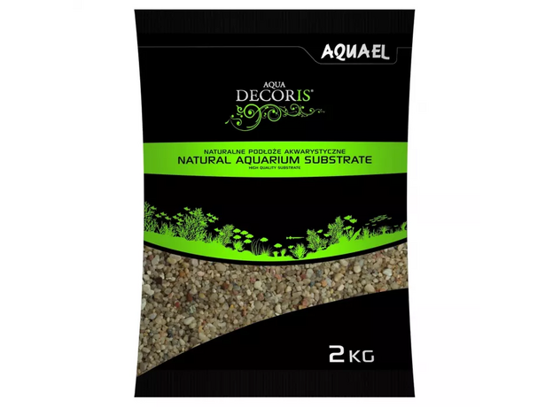 Грунт кварцевый AQUAEL AQUA DECORIS QUARTZ 1,6-4 мм 2 кг