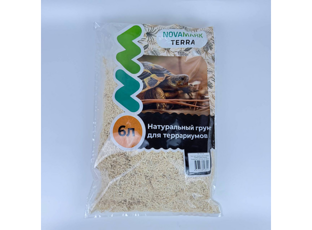 Грунт для террариума NOVAMARK TERRA Snakes Bedding Древесный для змей, 6 л