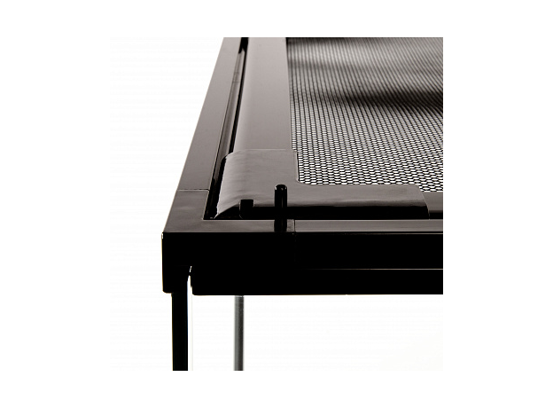 MCLANZOO Террариум стеклянный c двумя дверцами, чёрный, 45х45хН60см