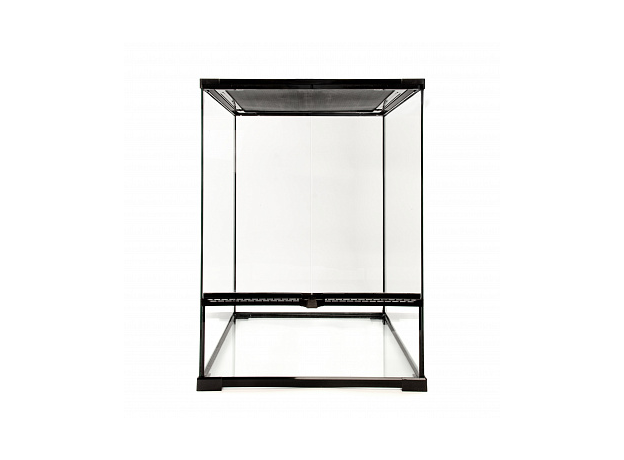 MCLANZOO Террариум стеклянный c двумя дверцами, чёрный, 45х45хН60см