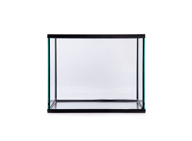 MCLANZOO Террариум стеклянный с верхней крышкой, чёрный, 40х28хН32см