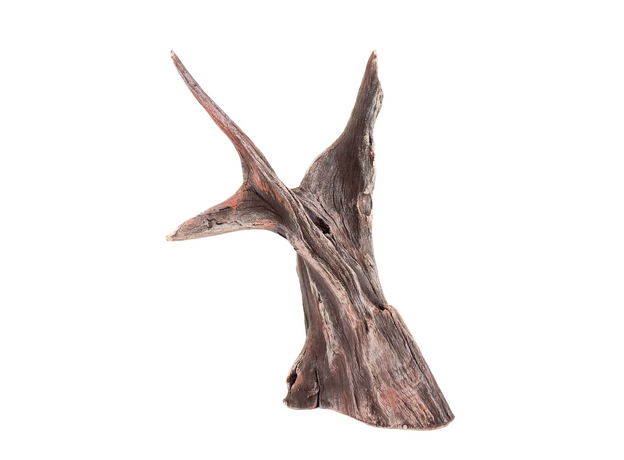 Декорация Коряга искусственная коричнево-бежевая 31х25х35