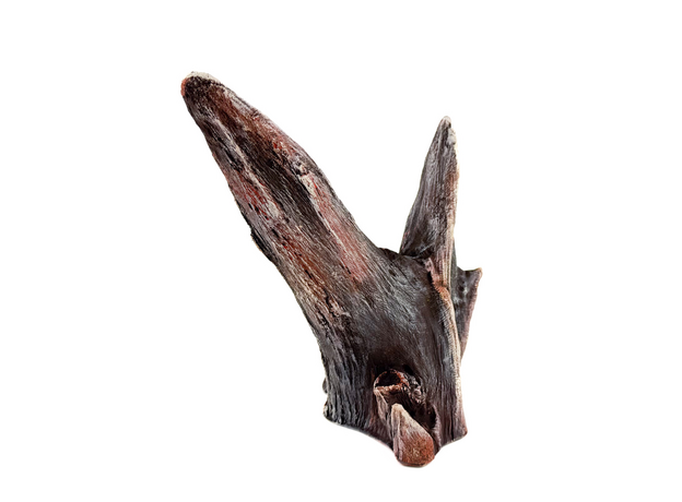 Декорация Коряга искусственная коричнево-бежевая 21х13х20