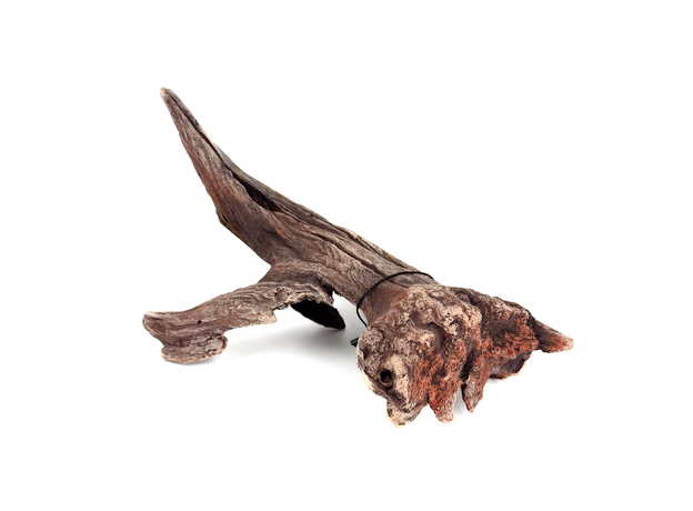 Декорация Коряга искусственная коричнево-бежевая 24х10х13