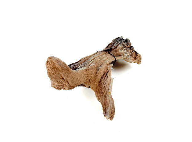 Декорация Коряга искусственная бежево-белая 24х10х13