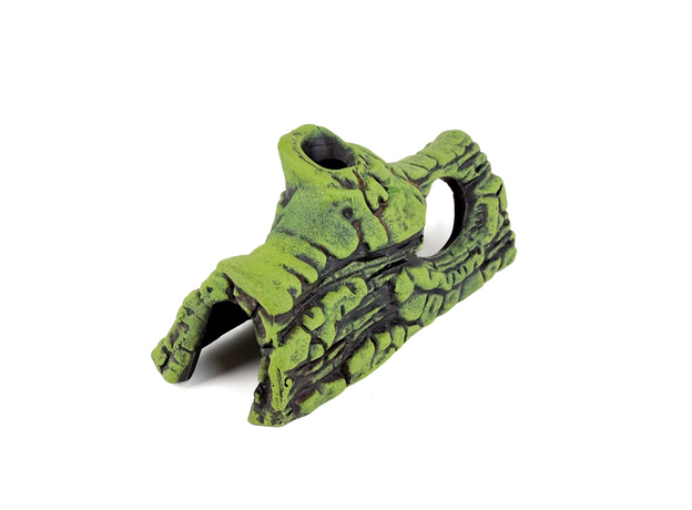 Декорация Полено зеленое 12х6х5