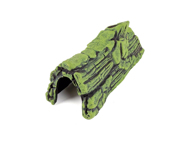 Декорация Полено зеленое 12х6х5