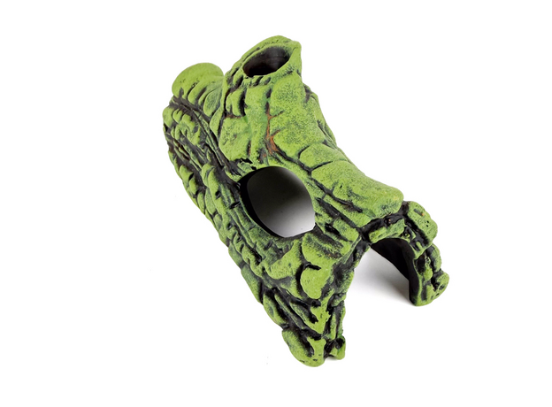 Декорация Полено зеленое 12х6х5