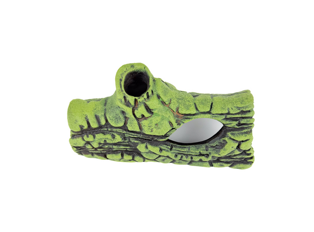 Декорация Полено зеленое 12х6х5