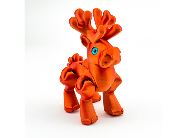 Игрушка подвижная 3D принтер Олень бегун, цвет в ассортименте