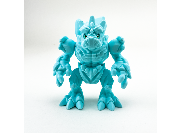 Игрушка подвижная 3D принтер Ледяной Голем, цвет в ассортименте