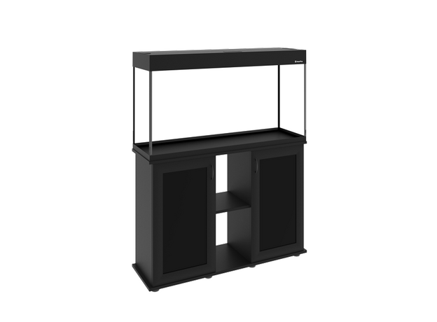 Аквариум П- 200 LUX LED (101х41х56 см) стекло 6/8 мм, черный, 181 л., аквариумный коврик