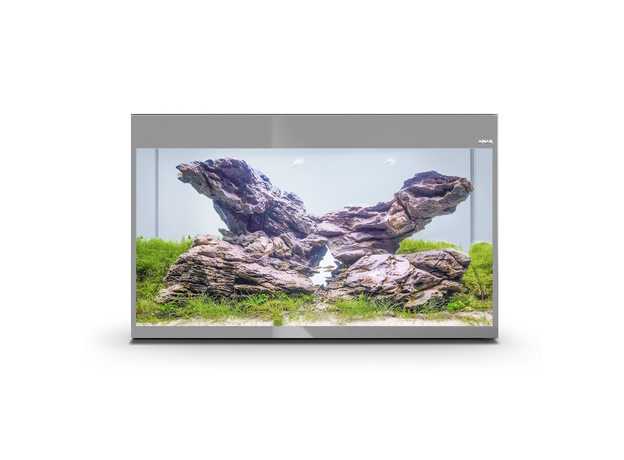 Аквариум AQUAEL GLOSSY 100 D&N серый, 215 л (ПОД ЗАКАЗ)