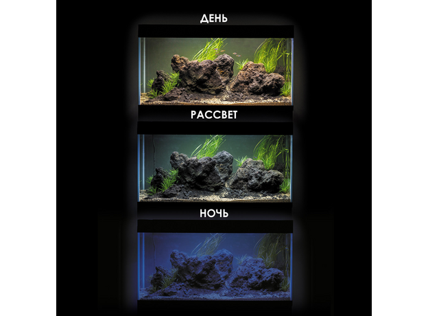 Аквариум AQUAEL GLOSSY 100 D&N черный, 215 л (ПОД ЗАКАЗ)