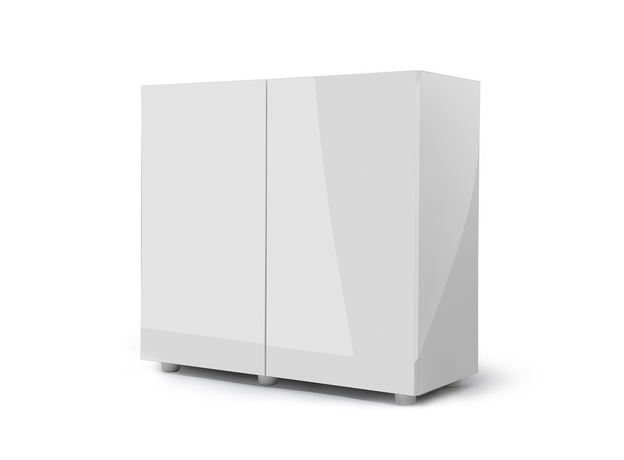 Подставка для аквариума AQUAEL GLOSSY 80, белая, акриловое покрытие (ПОД ЗАКАЗ)