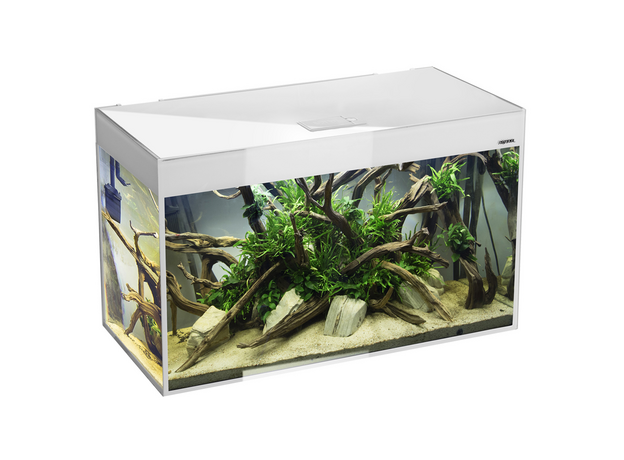 Аквариум AQUAEL GLOSSY 80 D&N белый, 125 л, из стекла триплекс (ПОД ЗАКАЗ)