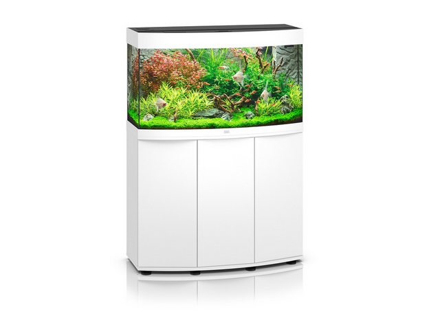 JUWEL Аквариум с тумбой панорамный Vision 180 Set LED, 180л, белый, 920х410х550мм/920х410х730мм