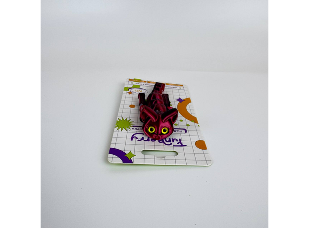 Игрушка подвижная 3D принтер Котенок Лейн, цвет в ассортименте (на блистере)