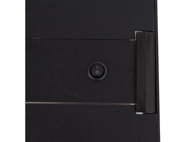 Аквариум П- 200 LUX LED (101х41х56 см) стекло 6/8 мм, черный, 181 л., аквариумный коврик