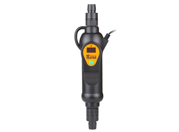 Нагреватель проточный с терморегулятором с LED дисплеем для внешних фильтров 300W  220V,50Hz, пластик, шт.