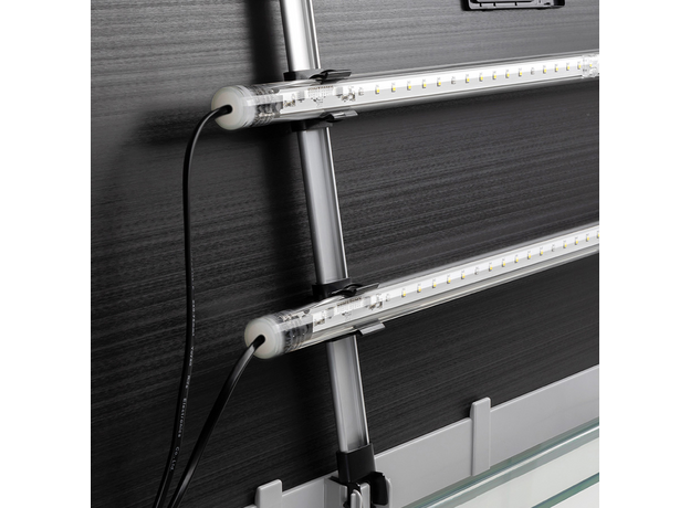 Аквариум AQUAEL OPTI SET 2.0 200, 200 л, с освещением 2х14 Вт, 101х41х56 см, прямой, серый (ПОД ЗАКАЗ)