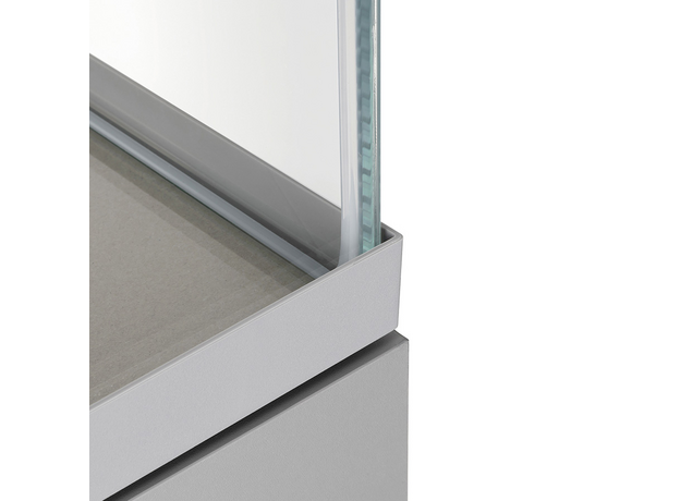 Аквариум AQUAEL OPTI SET 2.0 200, 200 л, с освещением 2х14 Вт, 101х41х56 см, прямой, серый (ПОД ЗАКАЗ)