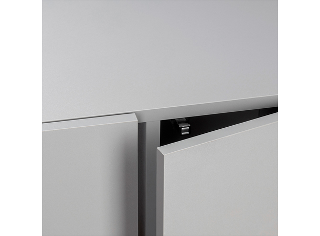 Тумба AQUAEL OPTI SET CABINET 130, 61х41х80 см, серая (ПОД ЗАКАЗ)