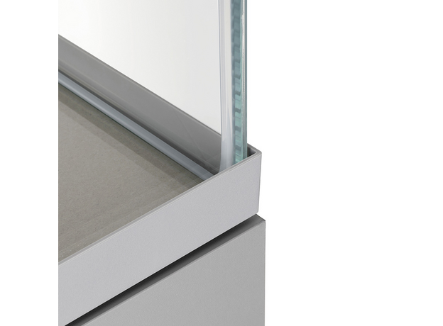 Аквариум AQUAEL OPTI SET 2.0 240, 240 л, с освещением 2х17 Вт, 121х41х56 см, прямой, серый (ПОД ЗАКАЗ)