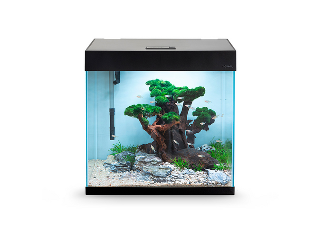 Аквариум AQUAEL OPTI SET 2.0 130, 130 л, с освещением 2х10 Вт, 60,5х41х61 см, прямой, чёрный (ПОД ЗАКАЗ)