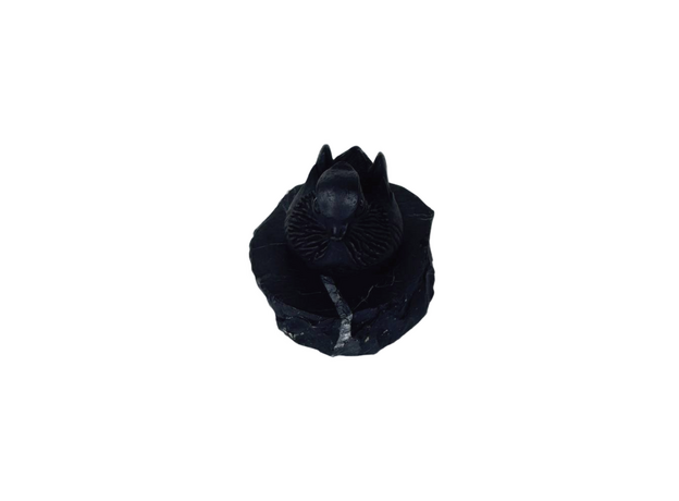 Фигурка Утка Мандаринка, шунгит