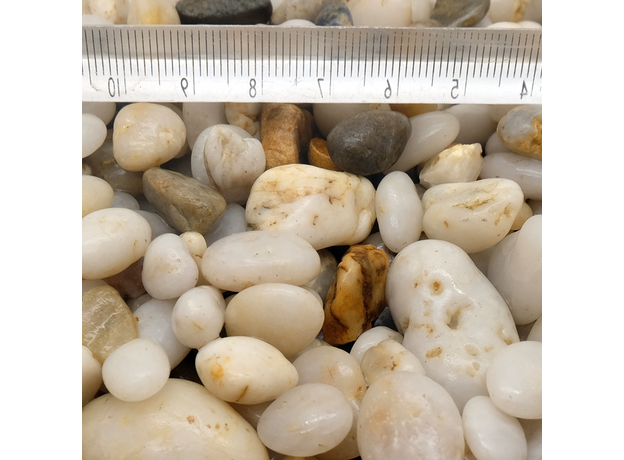 DECOTOP Meta - Природный чистый светлый гравий, 10-20 мм, 15 кг/9 л