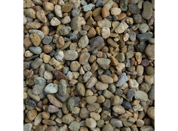 DECOTOP Roanoke - Природный разноцветный гравий, 10-20 мм, 1.5 кг/1 л
