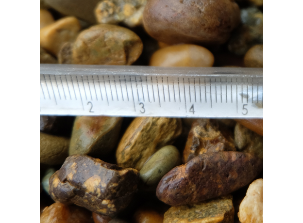 DECOTOP Roanoke - Природный разноцветный гравий, 10-20 мм, 15 кг/9 л