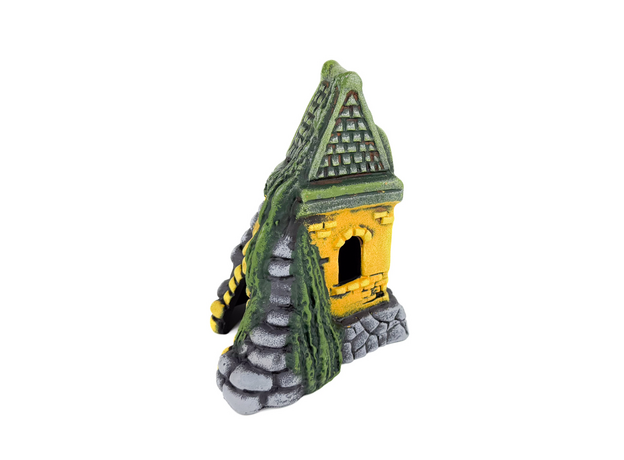 Декорация Часовня желтая, 14х13,5х19 см Декорация Часовня желтая, 14х13,5х19 см