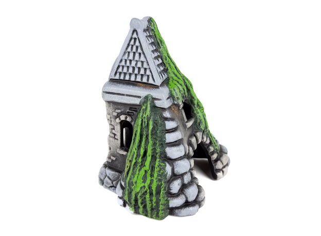 Декорация Часовня серая. 14х13,5х19 см Декорация Часовня серая. 14х13,5х19 см