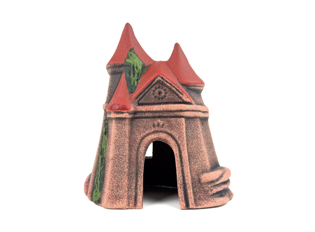 Декорация Замок с двумя крышами, 13,5х9х16 см Декорация Замок с двумя крышами, 13,5х9х16 см