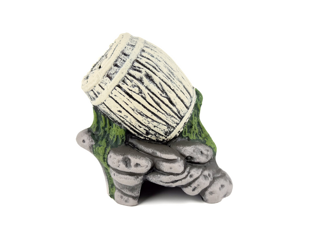 Декорация Бочка белая, 13х10х17 Декорация Бочка белая, 13х10х17